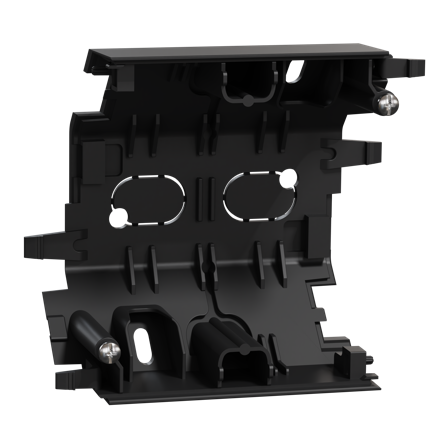 Elko EKO50128 Hörnbox mittstycke, 2-5 fack Svart, Strömbrytare & vägguttag