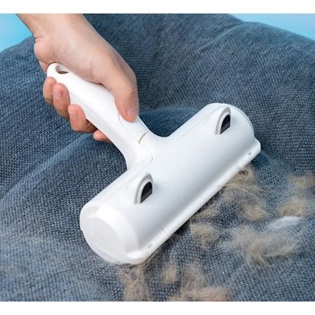 Børste til fjernelse af dyrehår, rullebørste til hunde og katte, selvrensende, samler op og fjerner hår, børste til rengøring af sofa