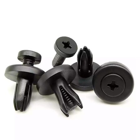 100 stk Bil Festeskruer Beslag Auto Liner Fikser Klips For