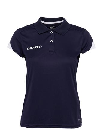 Pro Control Impact Polo W T-shirts & Tops Polos Blå Craft*Betinget Tilbud