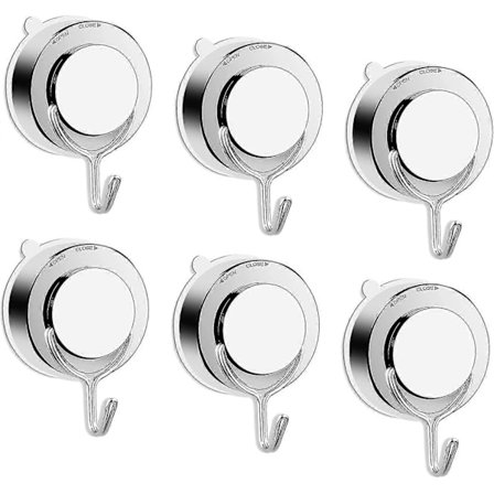 Erittäin vahva imukuppikoukku, kantavuus 5 kg (6 kpl)