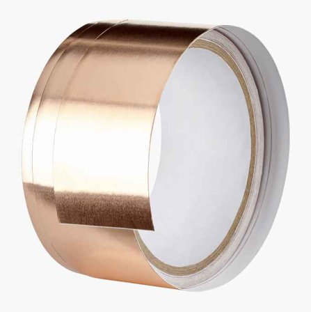 Koppartejp 5 m x 4 cm