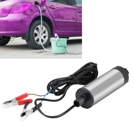 Pompey DC 12V 51mm Aftagelig Nedsænkbar Elektrisk Brændstofoverførselspumpe til Diesel, Vand og Olie