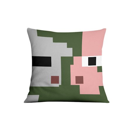 Minecraft dekorativ putetrekk 45cmX45cm
