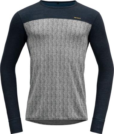 Devold Kvitegga Man Shirt Men base layer tops Blue S