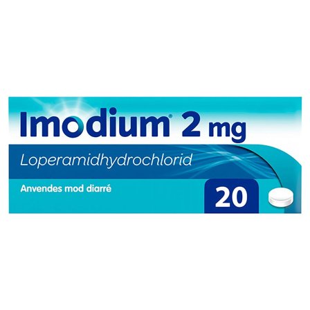 Imodium 2 mg, tabletter 20 kaps., Medicin & Pleje, Mave & Tarm, Diarré