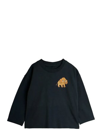 Mini Rodini Mammoth Sp Ls Tee - Black - 140/146