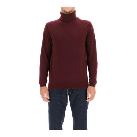 Agnona, Turtlenecks Czerwony, Mężczyzna, Rozmiar: L
