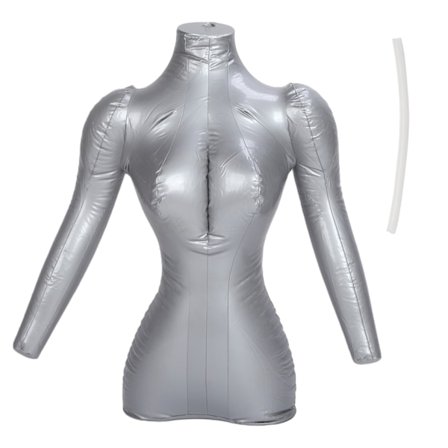 Vaatemallinukke PVC-materiaali Naisten Takki Ylävartalo Puhallettava Mallinukketeline