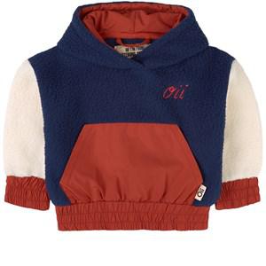 Oii Navy Berta Colorblock Fleece Hoodie 98/104 cm - Fleeces and midlayers - 98/104 cm - Navy