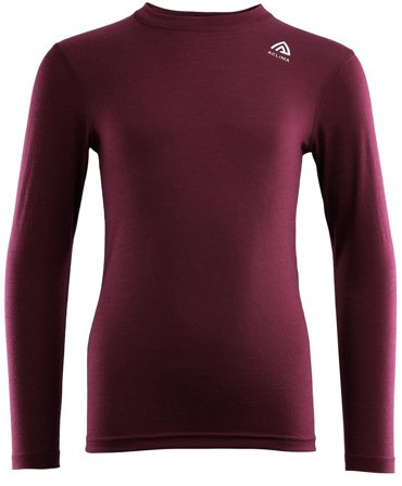 Aclima Lightwool Crewneck Junior merinopaita, Zinfandel