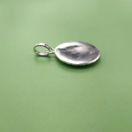 2023 original 925 sterling sølv halskæde rundt hjerteformet original udskæring for at forbedre temperamentet af pigen gave metal go