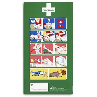 Cederroth 1906 Dekal, Första hjälpen