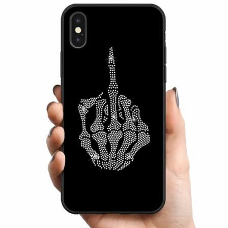 Apple Iphone X Tpu Mobilskal Fuck You Bling