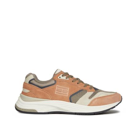 Tommy Hilfiger Sneakers , Bruin , Heren , Maat: 43 EU