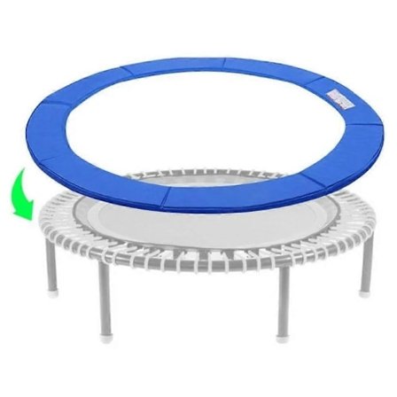 Kantbeskyttelse for Trampoline 305 cm - blå
