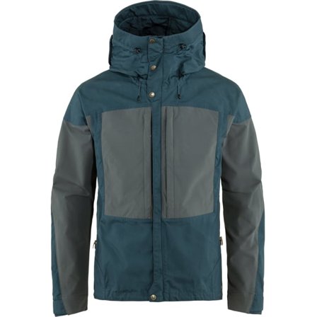 Fjällräven Keb Jacket XXL - male - Mountain Blue-Basalt - Trekking Jackets
