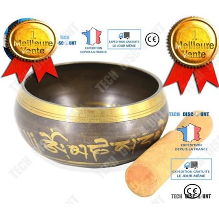 Bol sjungande - LUNAVO - TD - 12.5 cm - Koppar - Handgjord