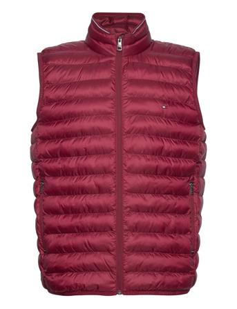 Packable Recycled Vest Vest Rød Tommy Hilfiger*Betinget Tilbud