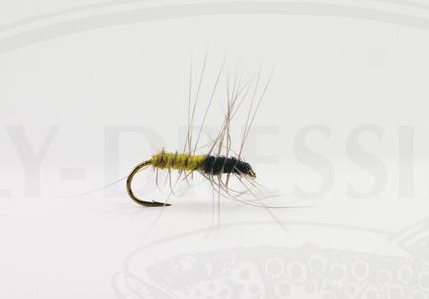 Superpuppa Gul/Svart size 12