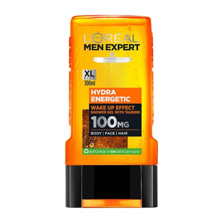 L'Oréal Paris Men Expert Hydra Energetic Shower Gel 300 ml, Skincare, Kropspleje, Bad & Brus