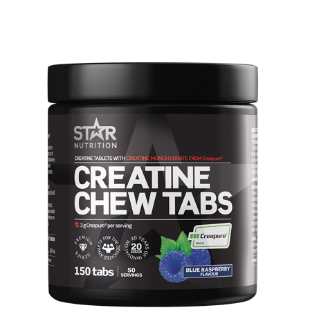 Star Nutrition Creatine Chew Tabs, 150 tabs