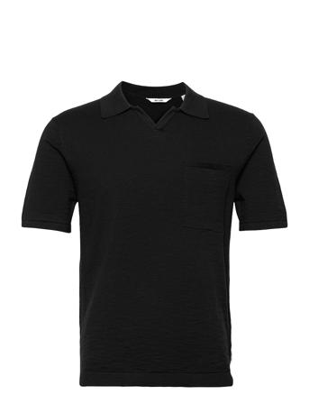 Onsace Life 12 Slub Ss Polo Knit Black ONLY & SONS