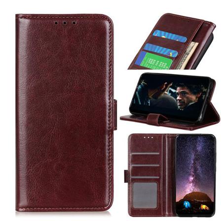 Samsung Galaxy A21s - Crazy Horse Plånboksfodral - Brun Brown Brun