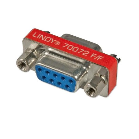 Lindy Mini-Steckadapter 9pol.Kpl/Kpl D9f/f