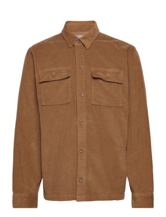 Hco. Guys Wovens Overshirts Brun Hollister