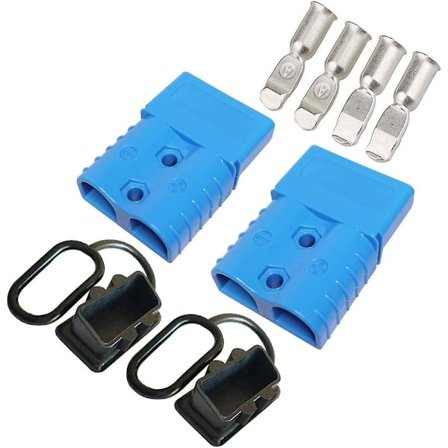 Batterikontakt 120a Snabbkontaktkontakt för Motorcyklar, Gaffeltruckar, Medicinsk Utrustning, Solbatterier, Rullstolar, Laddare och Andra Enheter (2 P