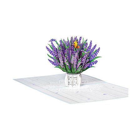 Mors Dag Kort Lavendel Kort Blomst Fødselsdagskort Til Kvinder Jubilæumskort Tænker På Dig