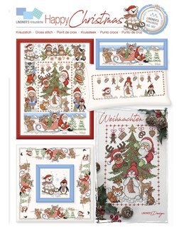 Korsstingsmønster god jul - Lindner's Kreuzstiche