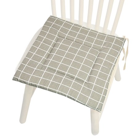 Tryckt fyrkantig sittdyna i polyesterlinne, tjock sittdyna, cirkulär dyna för burspråk, hushållsdyna i japansk stil för stussen