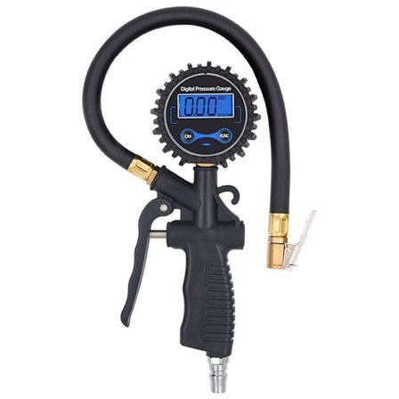 Digitalt däckluftningsmätare däcktrycksmätare med LCD-skärm lufttrycksmätare