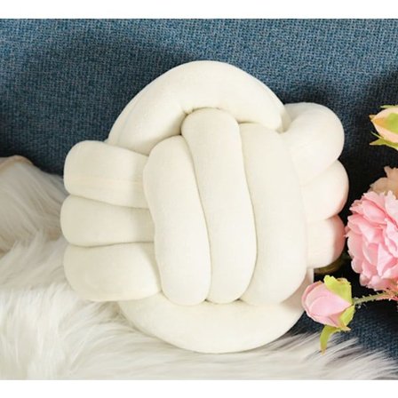 Handvävd kristall sammet tresträngad repboll kudde heminredning plyschkudde soffa bil kontorsdekoration vit