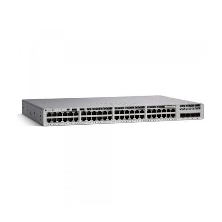 Kytkin - Cisco - Catalyst 9200L - 48 porttia - 10G Ethernet - Hallittu - Musta
