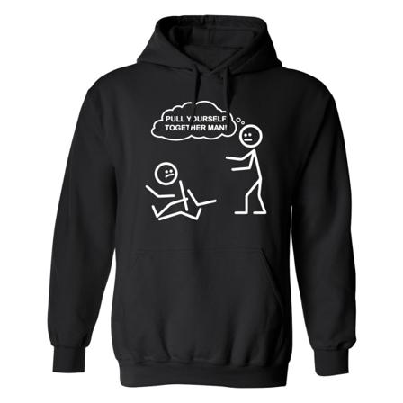 Pull Yourself Together - Hettegenser / Genser - UNISEX Svart - 4XL