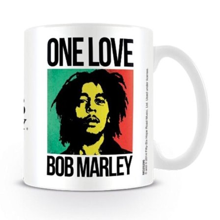 Bob Marley One Love Mug En Storlek Flerfärgad