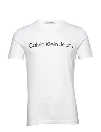 Core Institutional Logo Slim Tee T-shirt Hvid Calvin Klein Jeans