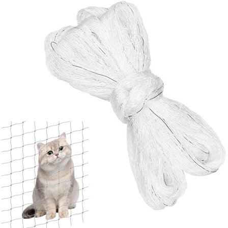 ING kissanverkko, 3 x 2 m, leikattavissa kokoon, kissan verkko, kissan verkkoparveke, kissan parvekeverkko, sopii erilaisiin ikkunoihin, parvekkeisiin