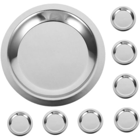 8st Rostfria Vinglasunderlägg Vinglaslock Vinkylare Träd Underlägg Vinglas