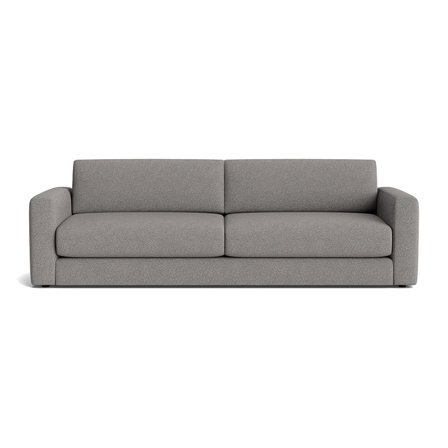 Moss 3 personers sofa - Loop Grå - 252x94x78 - Sofa, 3 personers sofa