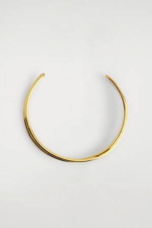 COS Women's Collar En Espiral in Dorado