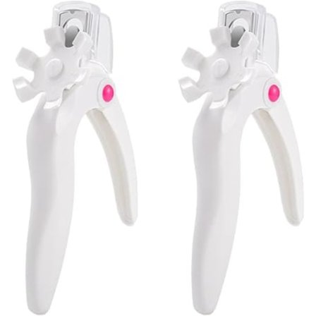 Pakke Akryl Negleklippere til Kunstige Negle Gel Rustfrit Stål Justerbar W