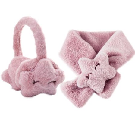 Smile Stars Ørevarmere - Øreklokker og skjerf for barn - Vinterørevarmer