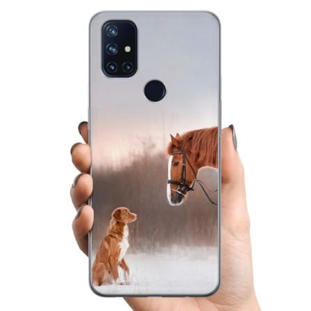 OnePlus Nord N10 5G TPU Matkapuhelimen kuori Härkä & Koira