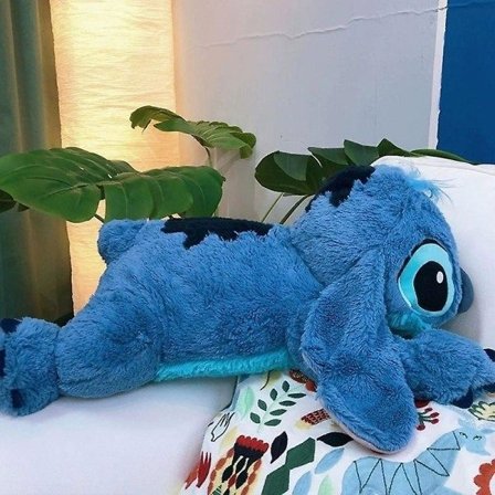Disney Lilo ja Stitch -kauppa Suuret pehmolelut Lelut Tyyny Anime Yhteensopiva nukkumisen kanssa Lasten nuket Tyttö Lasten syntymäpäivälahja -hg 45cm 