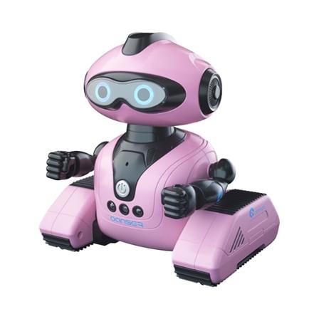 Rc robotleketøy, fjernkontroll Robotbevegelsesføling Dans Programmerbar smart robot for barn Alder 3 4 5 6 7 8 12 år gamle jenter Julegaver Pink