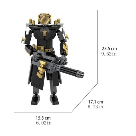 Skibidi Toalettblock Titans Cameraman Titans Speaker Man Building Blocks Figur